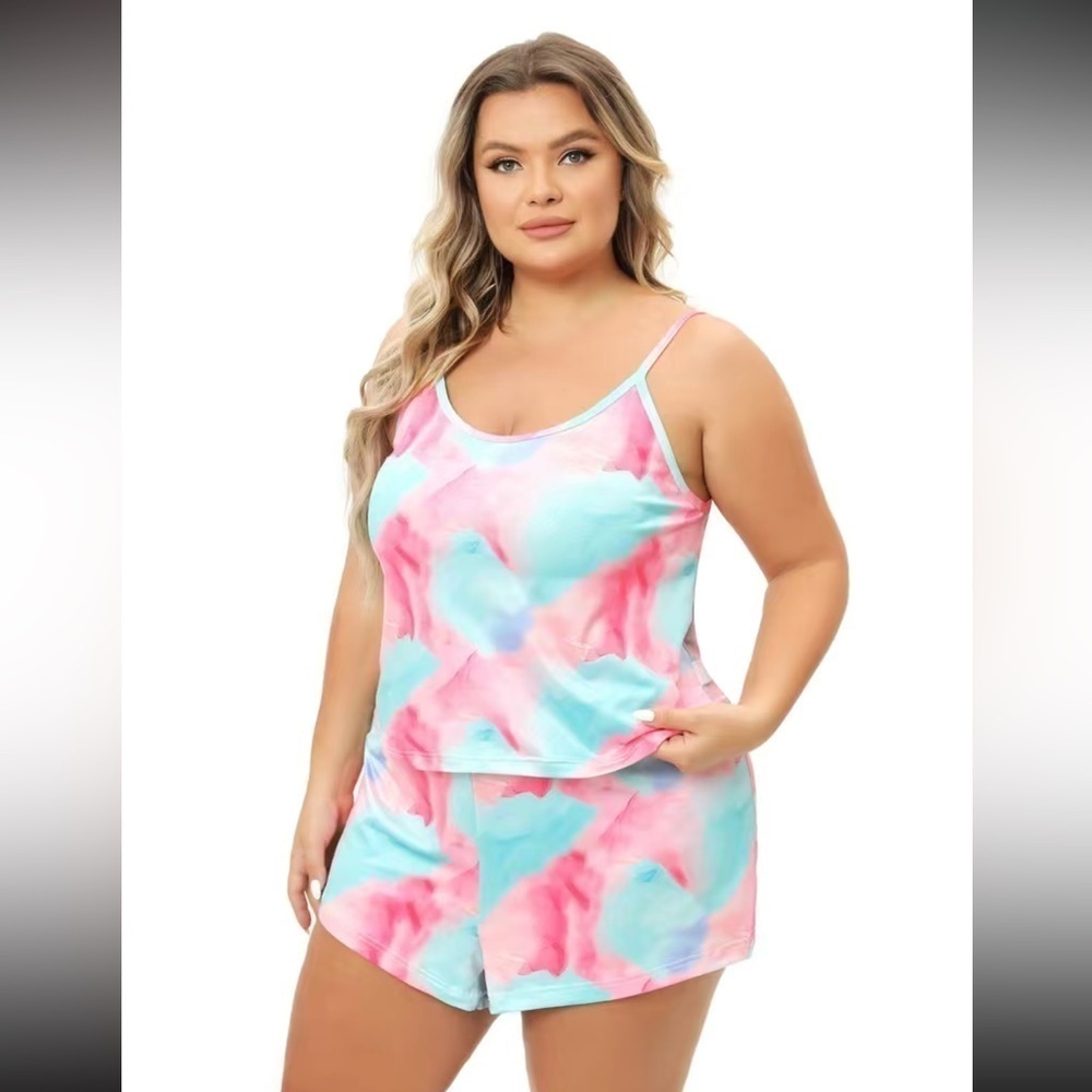 New, Tie Dye Pajama Louge Set